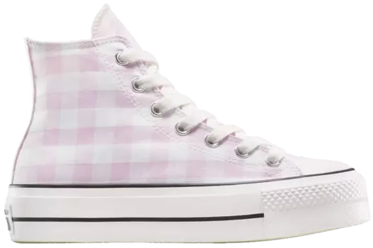 Кроссовки Converse Wmns Chuck Taylor All Star Lift Platform High 'Gingham', розовый