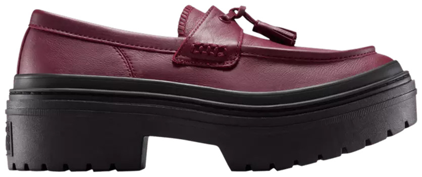 Кроссовки Converse Wmns Chuck Taylor All Star Lugged Heel Loafer Platform Low 'Deep Bordeaux', красный