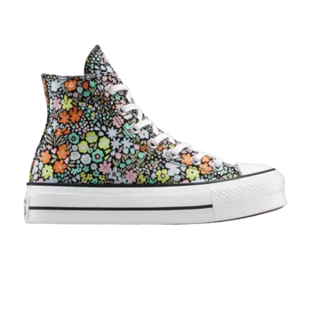 Кроссовки Converse Wmns Chuck Taylor All Star Lift Platform High 'Allover Florals', разноцветный