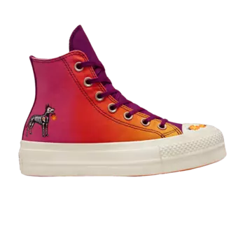Кроссовки Converse Wmns Chuck Taylor All Star Lift High 'Da de Muertos', разноцветный