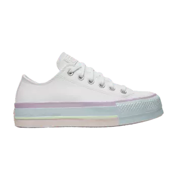 Кроссовки Converse Wmns Chuck Taylor All Star Lift Low 'White Lilac Blue', белый