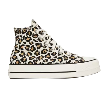 Кроссовки Converse Wmns Chuck Taylor All Star Lift High 'Leopard', коричневый