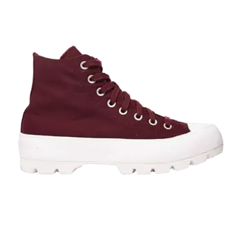 Кроссовки Converse Wmns Chuck Taylor All Star Lugged High 'Dark Burgundy', красный