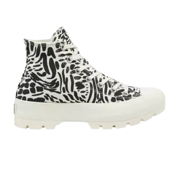 Кроссовки Converse Wmns Chuck Taylor All Star Lugged High 'Jungle Art', черный