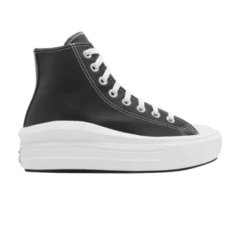 Кроссовки Converse Wmns Chuck Taylor All Star Move Platform High 'Leather - Black', черный