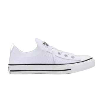 Кроссовки Converse Wmns Chuck Taylor All Star Shoreline Knit Slip-On 'White Black', белый