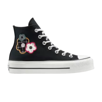 Кроссовки Converse Wmns Chuck Taylor All Star Lift Platform High 'Floral Patchwork', черный