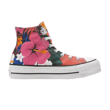 Кроссовки Converse Wmns Chuck Taylor All Star Lift High 'Paradise Print', розовый