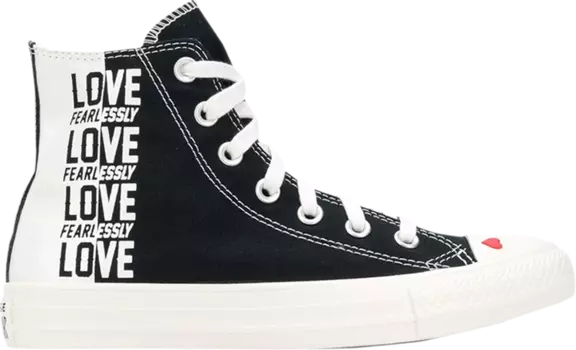 Кроссовки Converse Wmns Chuck Taylor All Star High Love Fearlessly, черный
