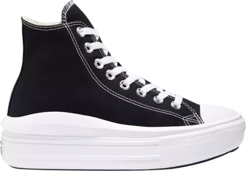 Кроссовки Converse Wmns Chuck Taylor All Star High Move Black White, черный