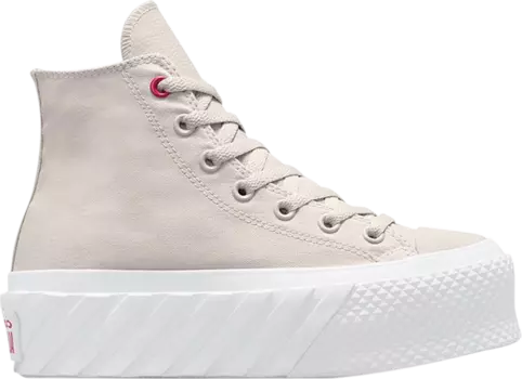 Кроссовки Converse Wmns Chuck Taylor All Star Lift 2X High Pale Putty, кремовый