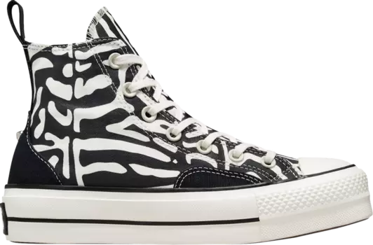 Кроссовки Converse Wmns Chuck Taylor All Star Lift Platform High Animal Mix, черный