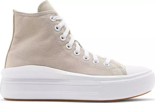 Кроссовки Converse Wmns Chuck Taylor All Star Move High Mono Pastels - Farro, кремовый