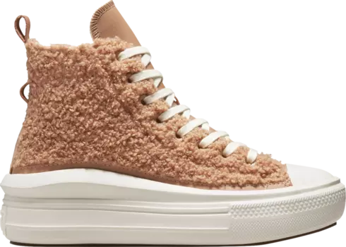 Кроссовки Converse Wmns Chuck Taylor All Star Move Platform High Sherpa - Champagne Tan, загар