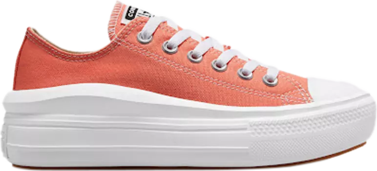 Кроссовки Converse Wmns Chuck Taylor All Star Move Platform Seasonal Color - Bright Madder, красный