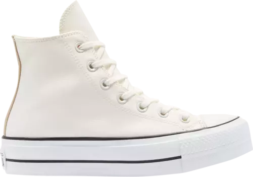 Кроссовки Converse Wmns Chuck Taylor All Star Platform High Anodized Metals - Egret, кремовый