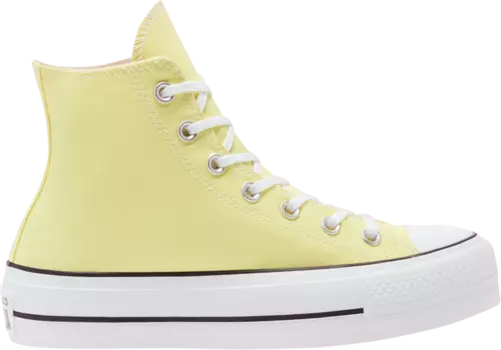 Кроссовки Converse Wmns Chuck Taylor All Star Platform High Light Citron, желтый