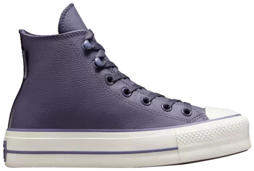 Кроссовки Converse Wmns Chuck Tayor All Star Lift Platform High 'Weatherized Leather - Lavender Ash', фиолетовый
