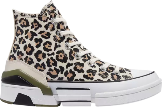 Кроссовки Converse Wmns CPX70 High Archive Leopard Print, коричневый