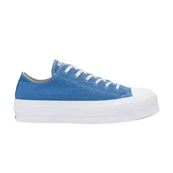 Кроссовки Converse Wmns Renew Cotton Chuck Taylor All Star Platform Low 'Coast', синий