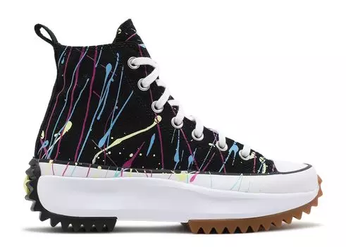Кроссовки Converse Wmns Run Star Hike High 'Splatter Paint - Black', черный