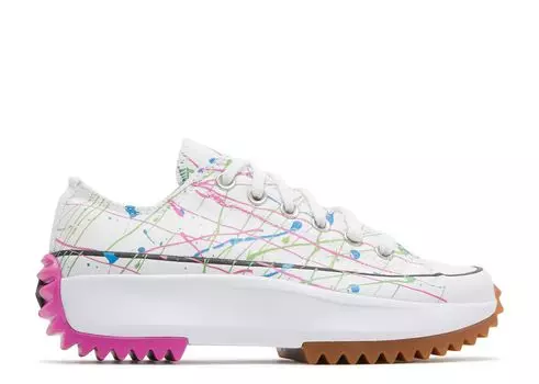 Кроссовки Converse Wmns Run Star Hike Low 'Splatter Paint - White', белый