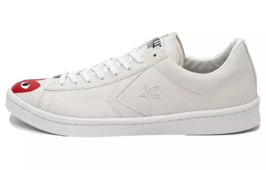 Кроссовки Converse X Comme Des Garcons Play Pro Leather 'White Red'