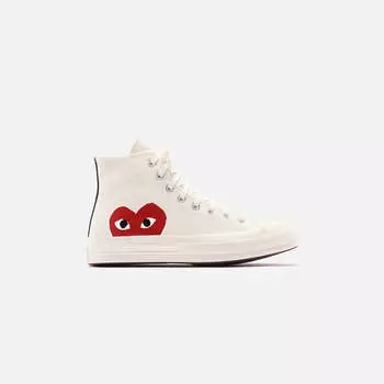 Кроссовки Converse x Comme des Garons CDG Play Chuck Taylor High, бежевый
