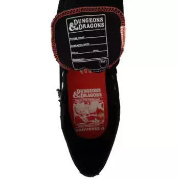 Кроссовки Converse x Dungeons & Dragons Chuck Taylor All Star Hi Sneaker, черный/красный