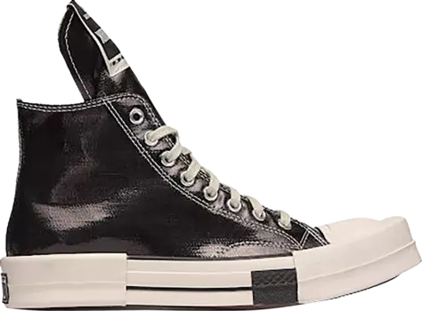 Кроссовки Converse x Rick Owens DRKSHDW TURBODRK High Black Lacquer, черный