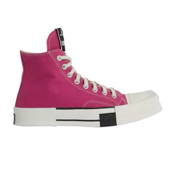 Кроссовки Converse x Rick Owens TURBODRK Chuck 70 без шнурков, розовый