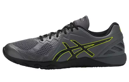Кроссовки Conviction X 1 мужские низкие серые/желтые Asics