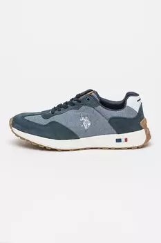 Кроссовки Cooper с замшей U S Polo Assn , синий