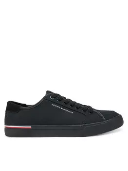 Кроссовки Core Corporate Vulc Canvas FM0FM05398 Tommy Hilfiger, черный
