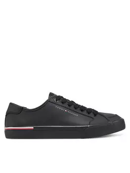 Кроссовки Core Corporate Vulc Leather FM0FM05399 Tommy Hilfiger, черный
