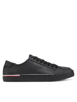 Кроссовки Core Corporate Vulc Leather FM0FM05399 Tommy Hilfiger, черный