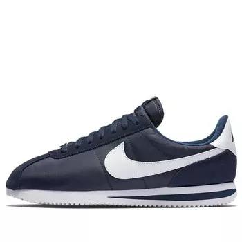 Кроссовки cortez basic nylon 'obsidian' Nike, мультиколор