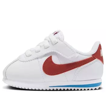 Кроссовки cortez easyon 'white varsity red blue' Nike, белый