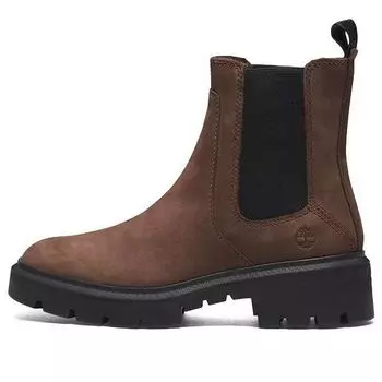 Кроссовки cortina valley chelsea boots 'dark brownfull grain' Timberland, коричневый