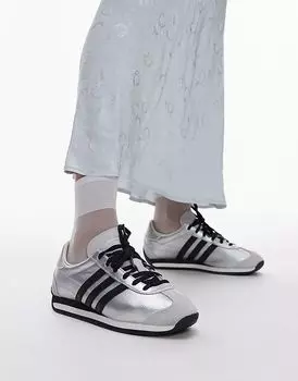Кроссовки Country OG цвета металлик adidas Originals