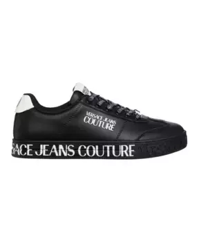 Кроссовки Court 88 с логотипом Versace Jeans Couture, черный
