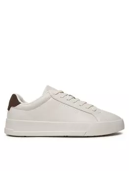 Кроссовки Court Better Lth FM0FM05322 Tommy Hilfiger, экрю