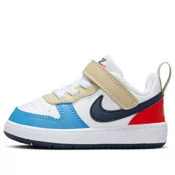 Кроссовки court borough low recraft Nike, белый