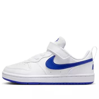 Кроссовки court borough low recraft 'white hyper royal' Nike, белый