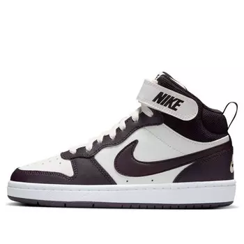 Кроссовки court borough mid 2 'white burgundy' Nike, мультиколор