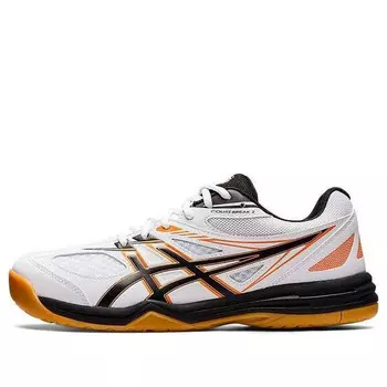 Кроссовки court break 2 'white black orange' Asics, белый
