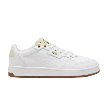 Кроссовки Court Classic Lux 'White Gold Gum', белый