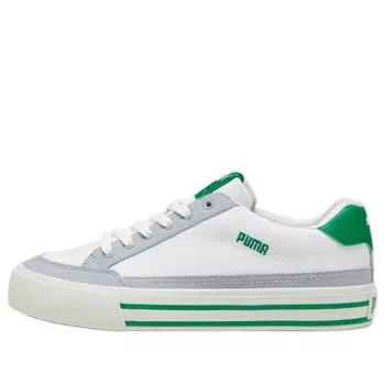 Кроссовки court classic vulc sneakers 'white green' Puma, белый