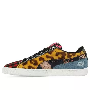 Кроссовки court culture sneakers black/white/yellow/red/blue Puma, черный