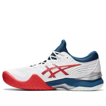 Кроссовки court ff 2 novak 'white mako blue' Asics, белый